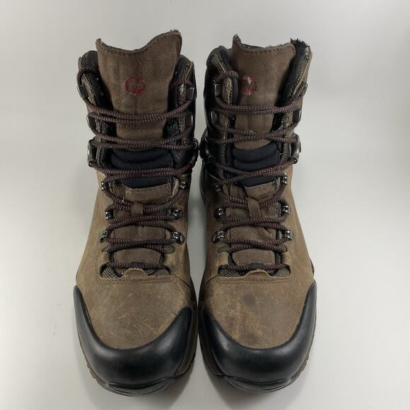 Merrell Crestbound Mid Hiking Backpacking Boots Mens Size 11.5 GTX Goretex Brown - Picture 12 of 12